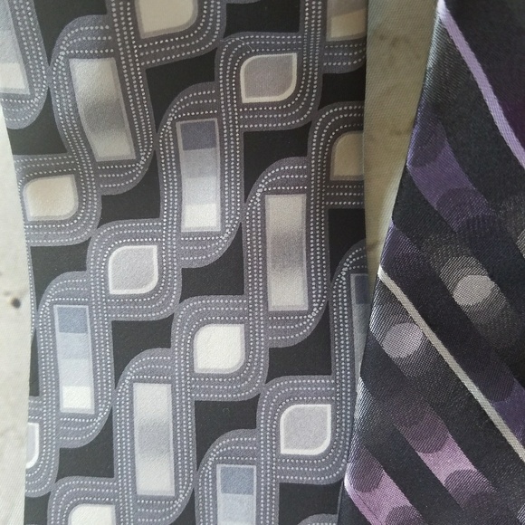 Arrow Tie Necktie Geometric Preppy Work Office Watercolor Wedding Colorful Set 7 - Picture 2 of 8